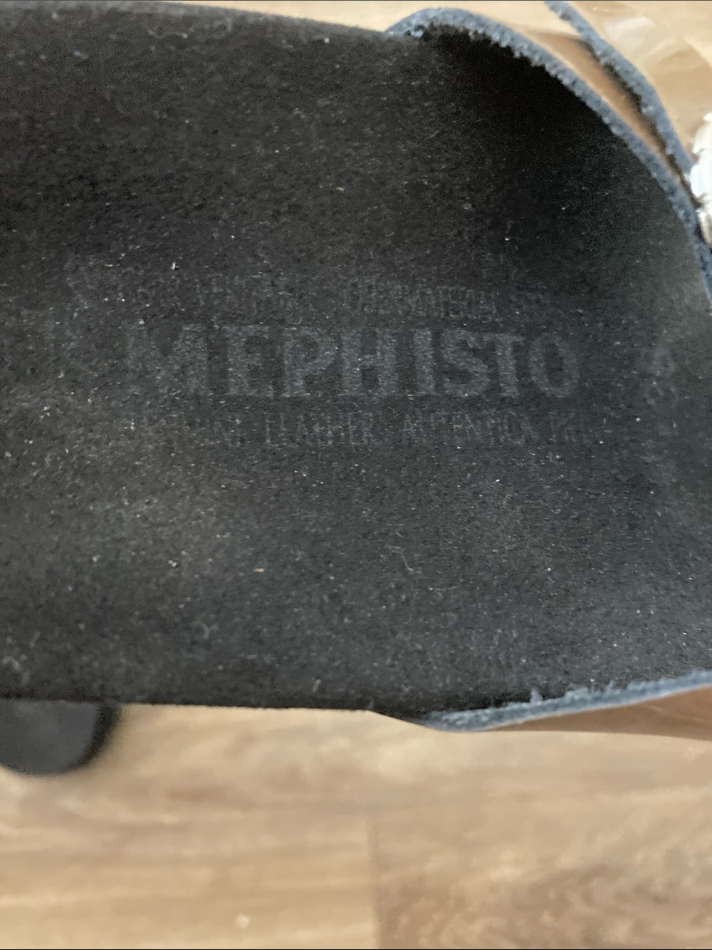 Mephisto Women's Brown Metallic Double-Strap Sandals Sz 38 - Picture 3 of 6